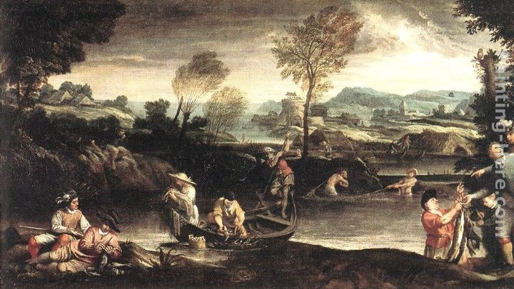 Annibale Carracci Fishing